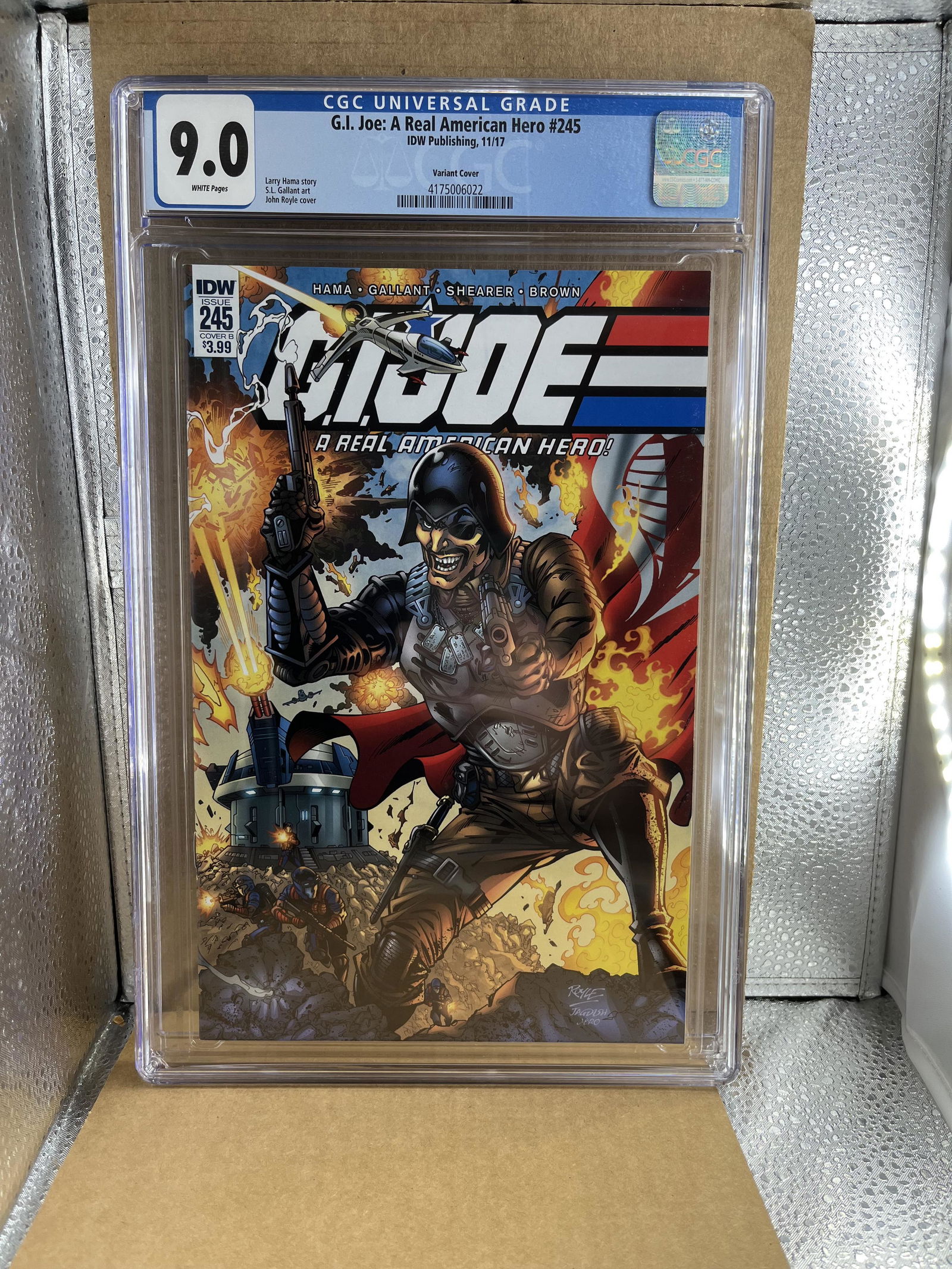 G.I. Joe: A Real American Hero 245 CGC 9.0 Variant Cover (1 of 2)