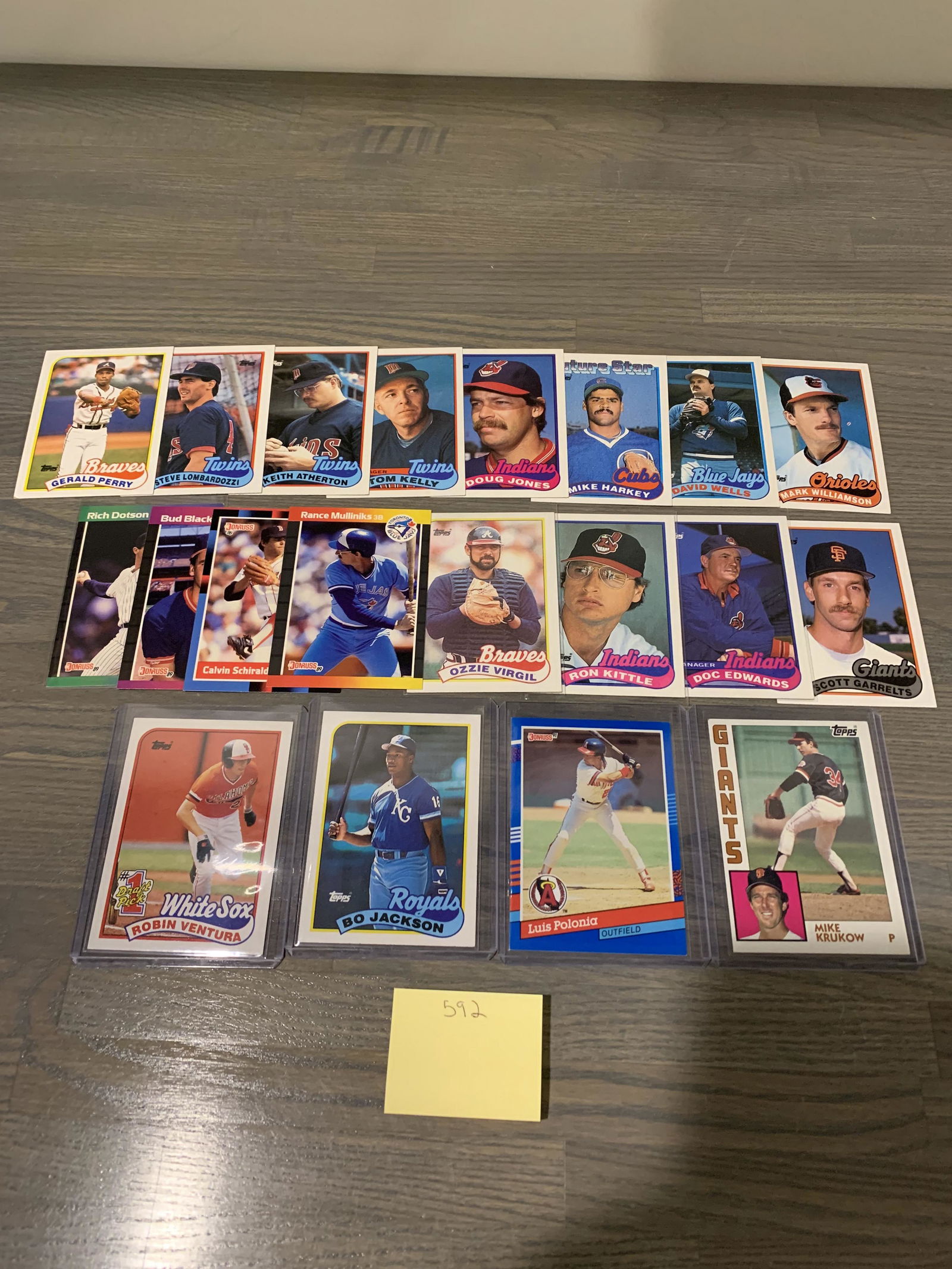 80s baseball cards, Bo Jackson (1 of 2)