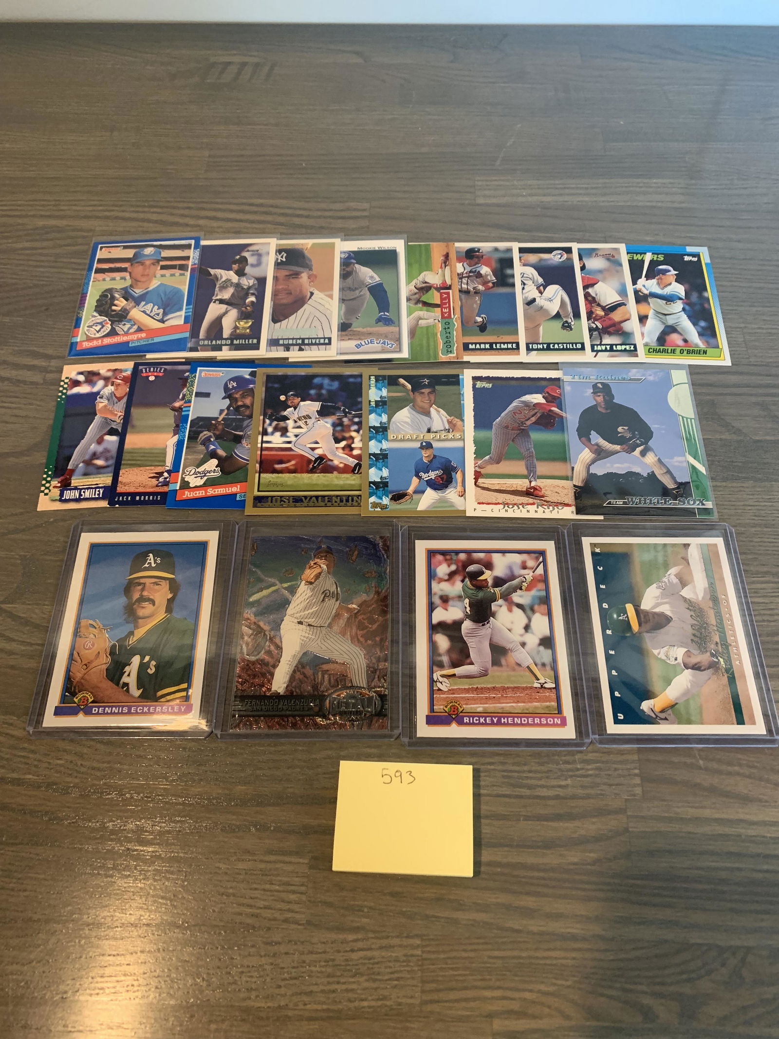 90s Baseball cards, Rickey Henderson (1 of 2)