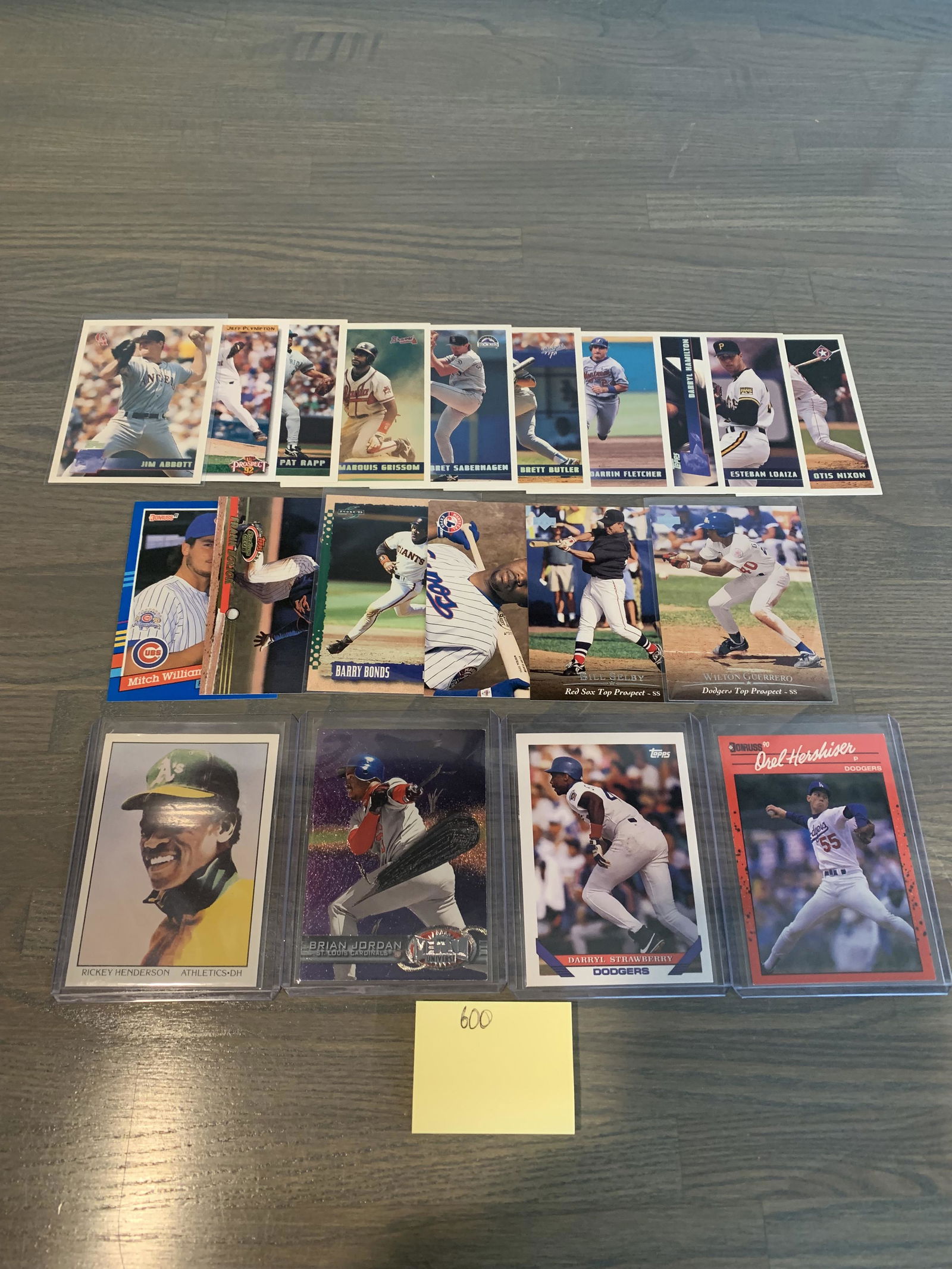 90s Baseball Cards, Darryl Strawberry (1 of 2)