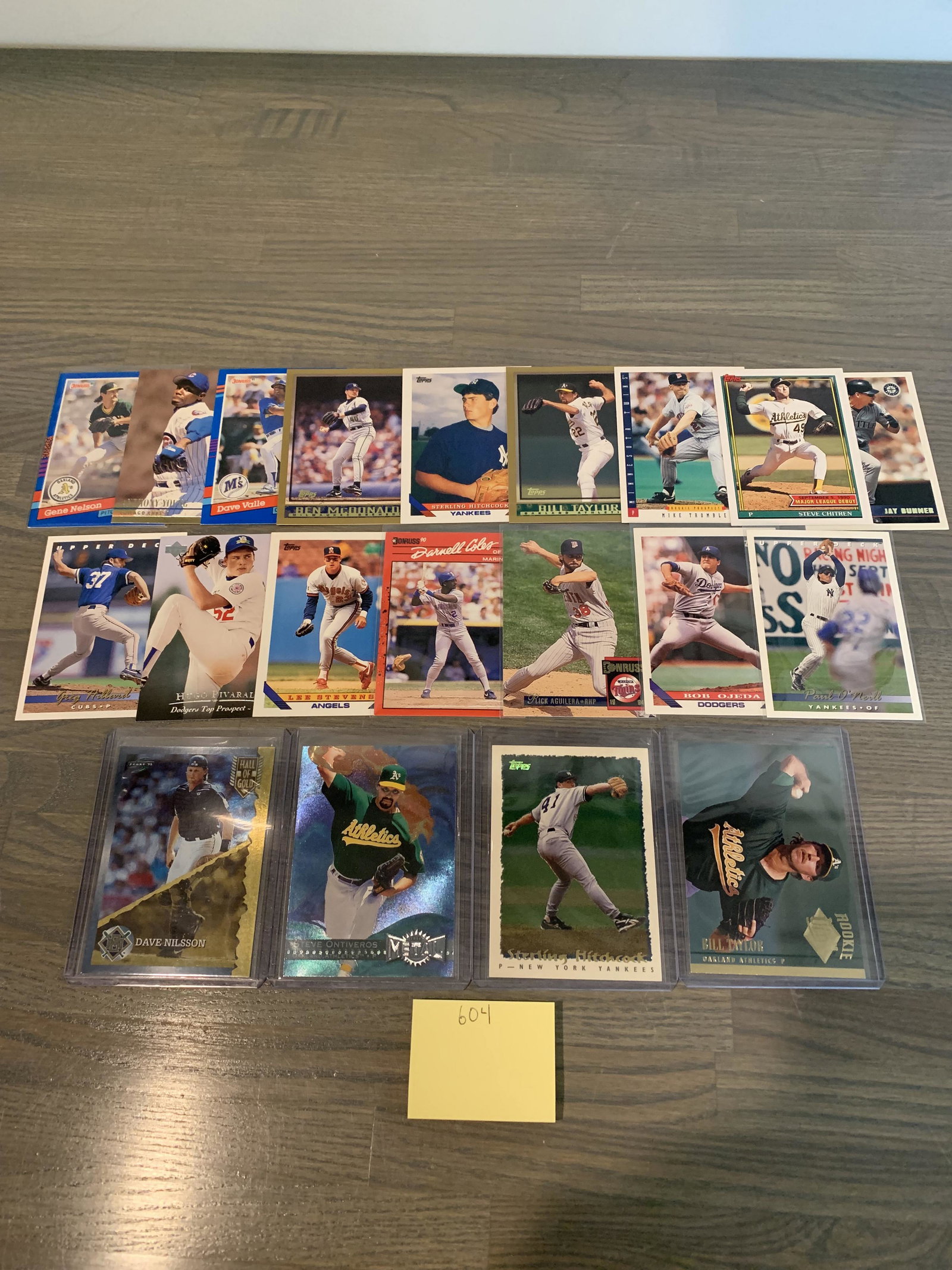 90s Baseball Cards, Sterling Hitchcock (1 of 2)