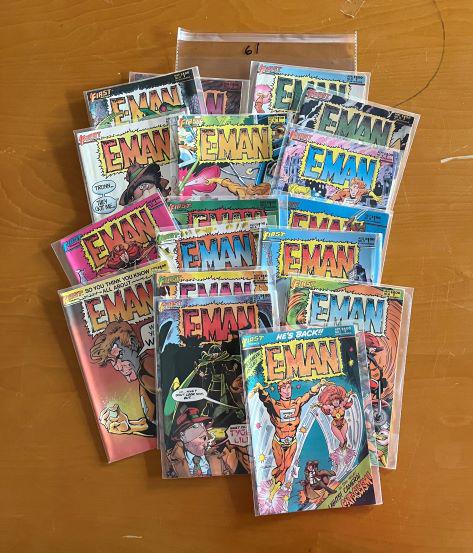 E-man Comic Lot w/#1 issue First Comics Bronze Age Series (1 of 1)