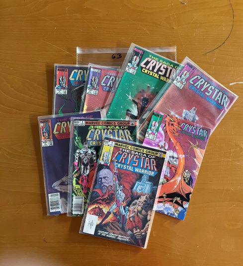 Saga of Crystar Marvel Comic Lot w/#1 issue (1 of 1)