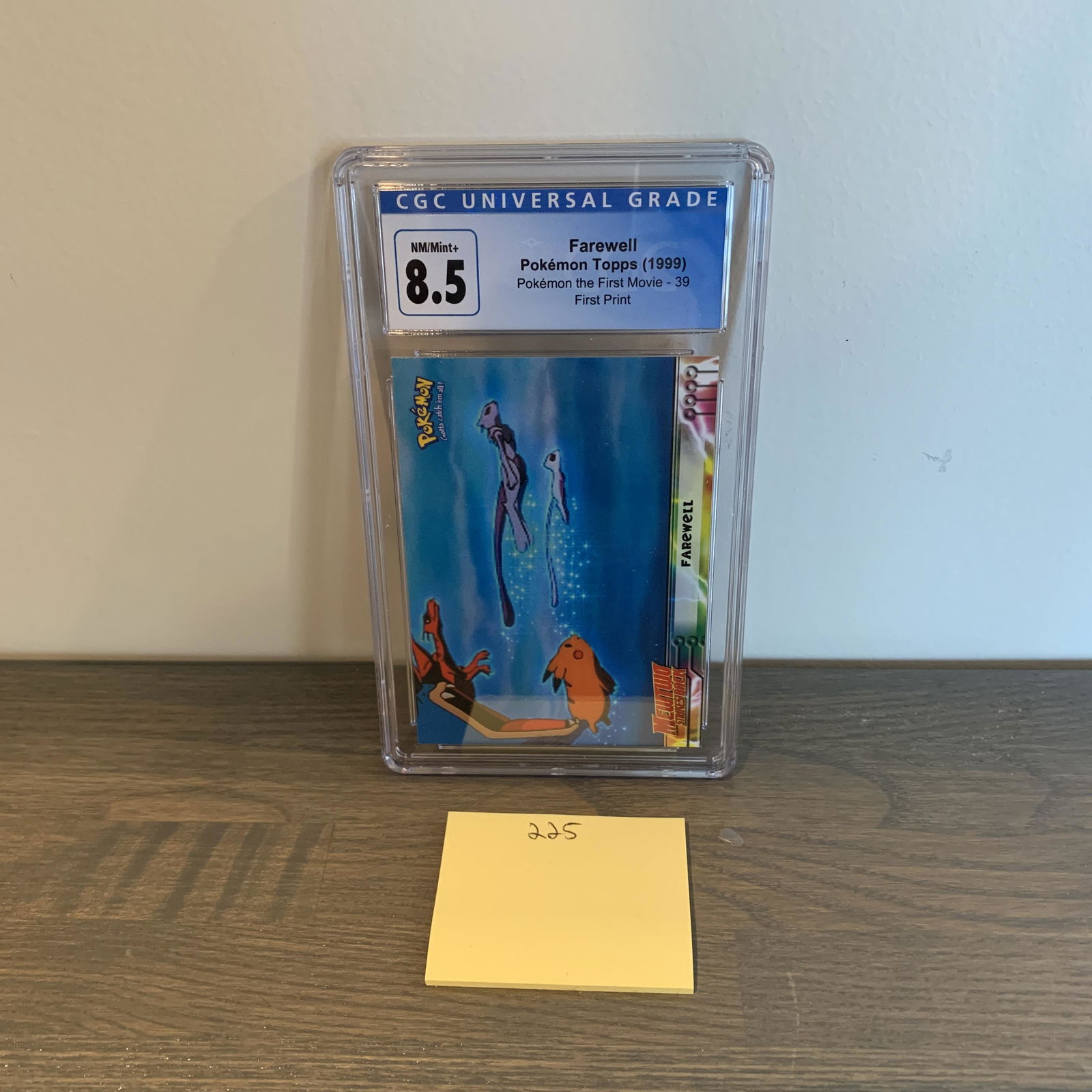 CGC 8.5 Farewell Topps Pokemon card (Mewtwo, Mew) (1 of 2)