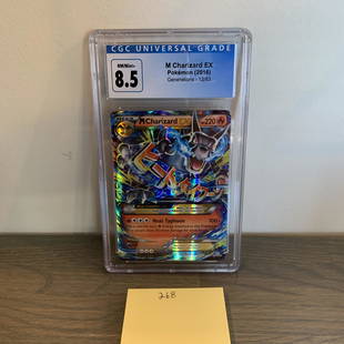 CGC 8.5 M Charizard EX Pokemon card: CGC 8.5 NM/ MINT+ M Charizard EX 12/83 Pokemon card