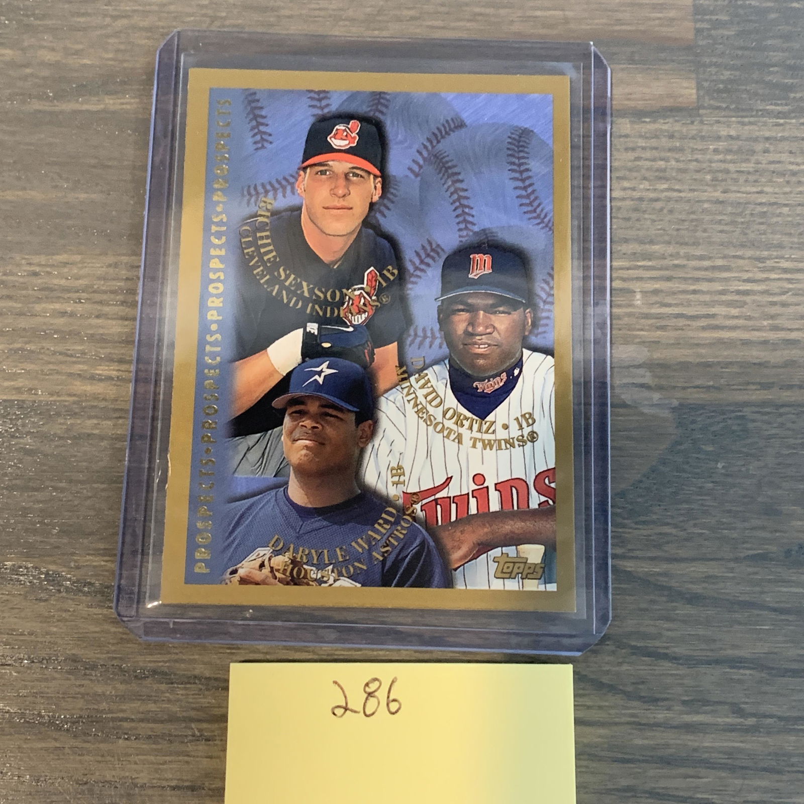 Topps Prospects Baseball card (1 of 2)