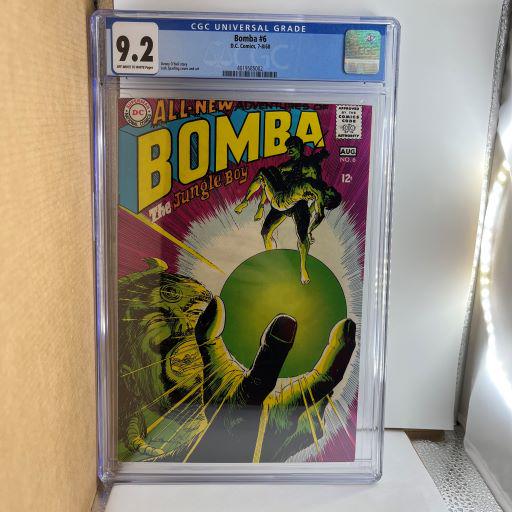 Bomba Jungle Boy 6 CGC 9.2 Nice Silver Age Comic! (1 of 1)