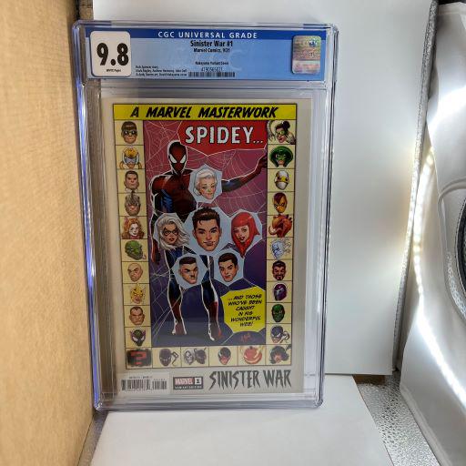 Sinister War 1 1:25 Nakayama Variant Cover CGC 9.8 (1 of 1)