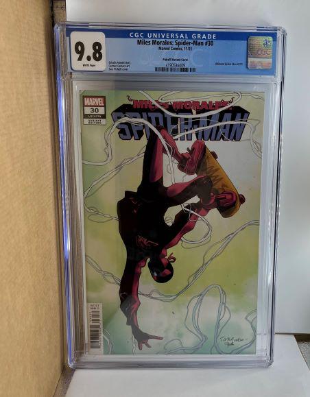 Miles Morales Spider-man 30 Pichelli Variant Cover CGC 9.8: We are Veteran Owned and Operated and we now do in-house shipping for all items!