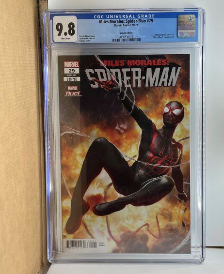 Miles Morales Spider-man 29 Netease Variant Cover CGC 9.8: We are Veteran Owned and Operated and we now do in-house shipping for all items!