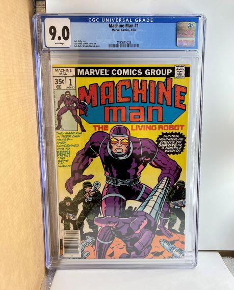 Machine Man 1 CGC 9.0 Jack Kirby Art (1 of 1)
