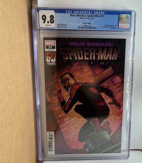 Miles Morales Spider-man 37 McKone Variant CGC 9.8: We are Veteran Owned and Operated and we now do in-house shipping for all items!