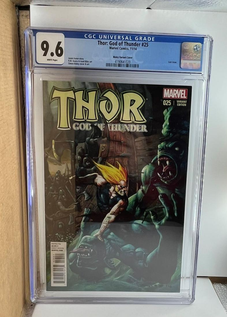 Thor: God of Thunder 25 Bisley Variant Cover CGC 9.8 (1 of 1)