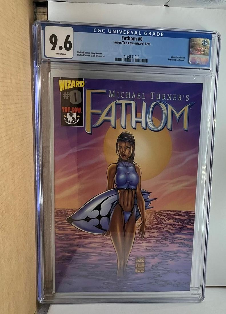 Michael Turner's Fathom 0 CGC 9.6 Wizrd Special Ed. (1 of 1)