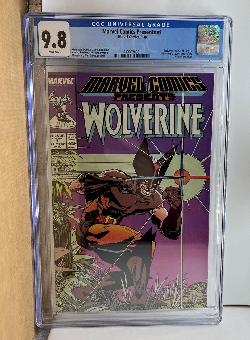 Marvel Presents 1 CGC 9.8 Wolverine Solo Story (1 of 1)