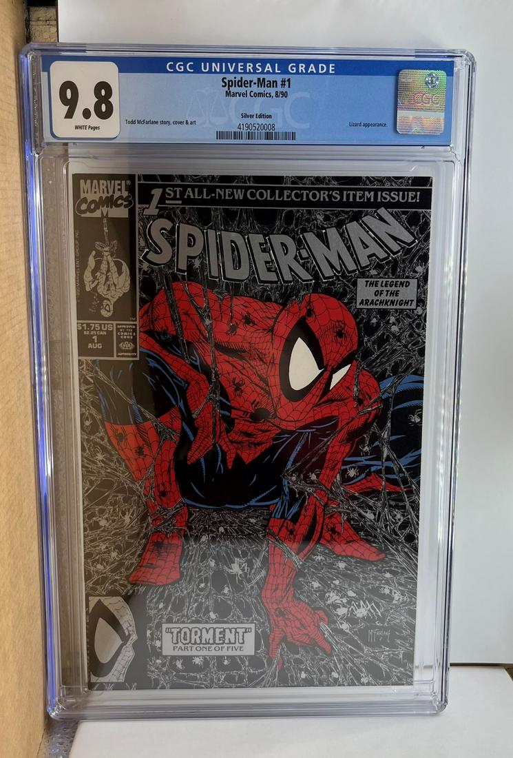 Spider-man 1 CGC 9.8 Silver Edition Todd McFarlane Story & Art (1 of 1)