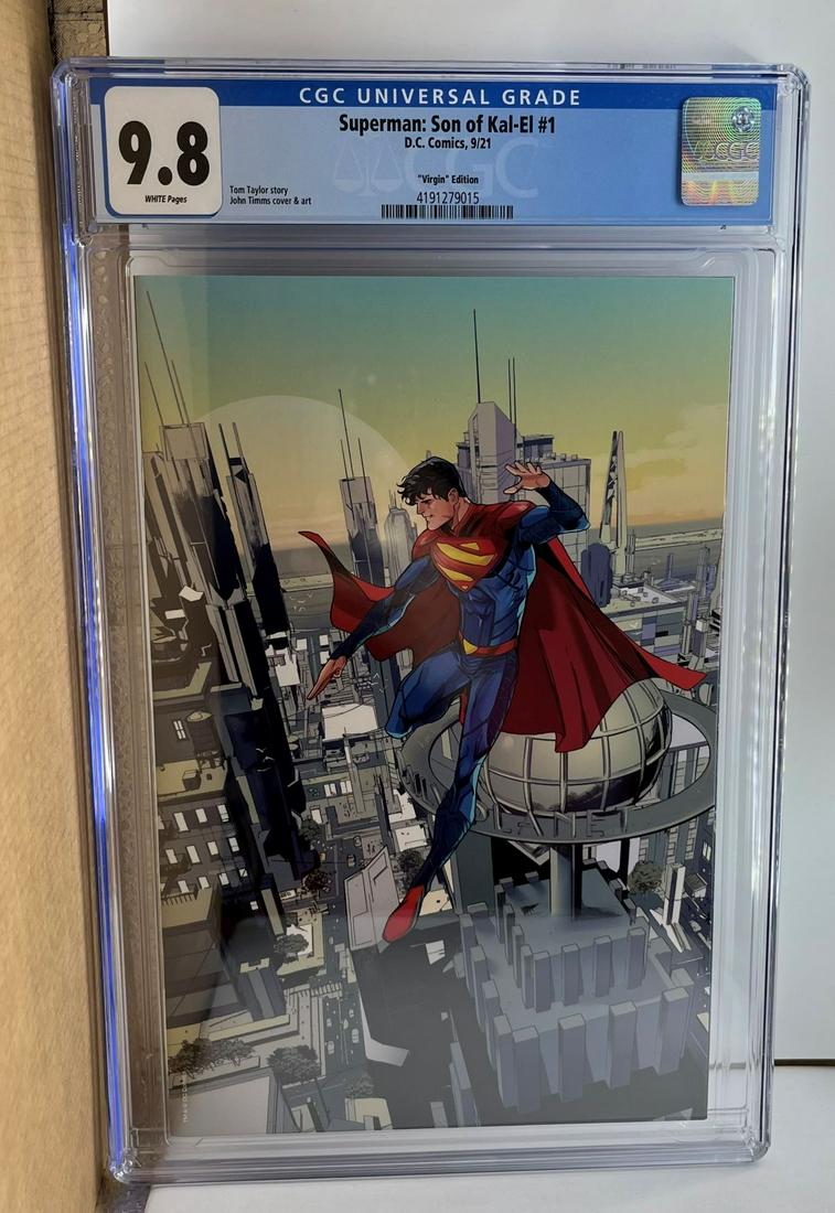 Superman: Son of Kal-El 1 1:50 Retail Virgin Edition CGC 9.8 (1 of 1)
