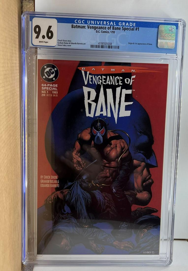 Batman: Vengeance of Bane Special 1 CGC 9.6 (1 of 1)