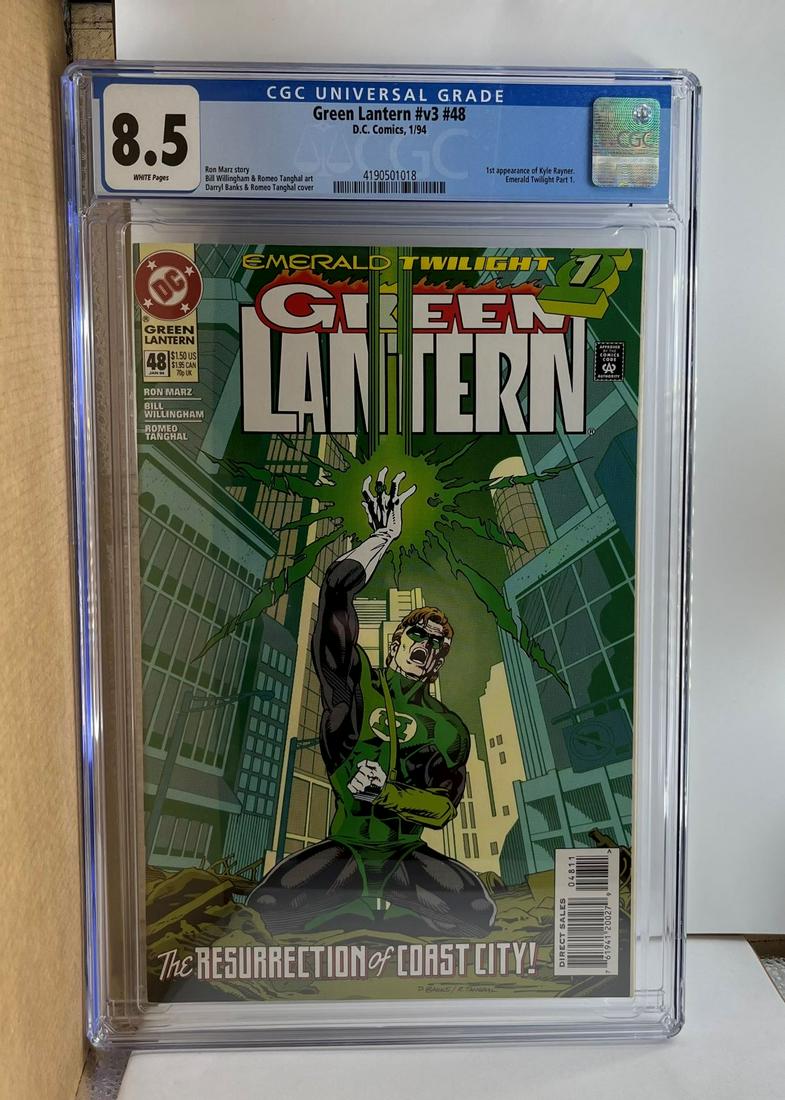 Green Lantern 48 CGC 8.5 1st app Kyle Rayner (1 of 1)