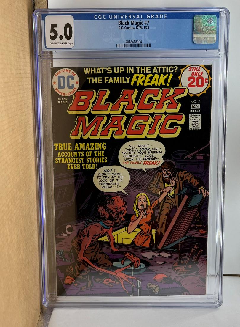 Black Magic 7 CGC 5.0 DC Bronze Age Horror! (1 of 1)