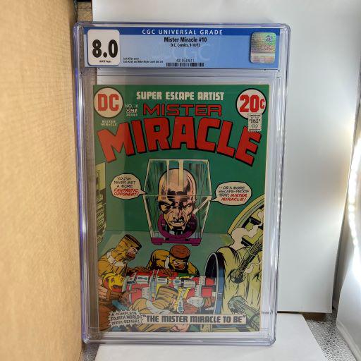 Mister Miracle 10 CGC 8.0 Jack Kirby Art (1 of 1)
