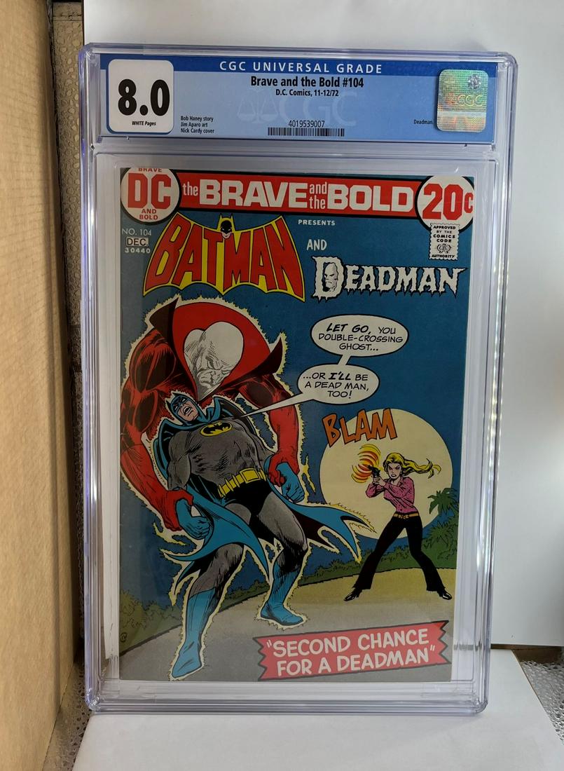 Brave and the Bold 104 Batman and Deadman CGC 8.0 (1 of 1)