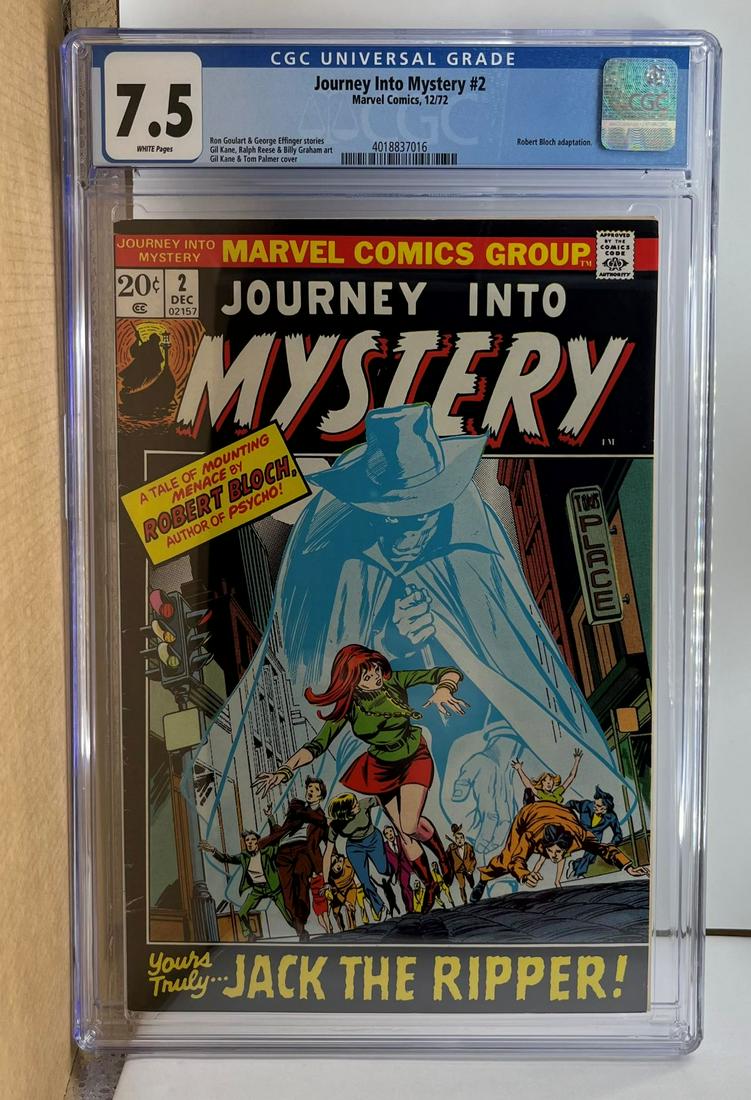 Journey Into Mystery 2 CGC 7.5 Marvel Bronze Age Horror (1 of 1)