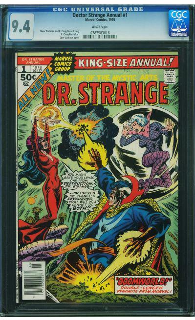 Doctor Strange Annual 1 CGC 9.4 Tough to Find! (1 of 1)