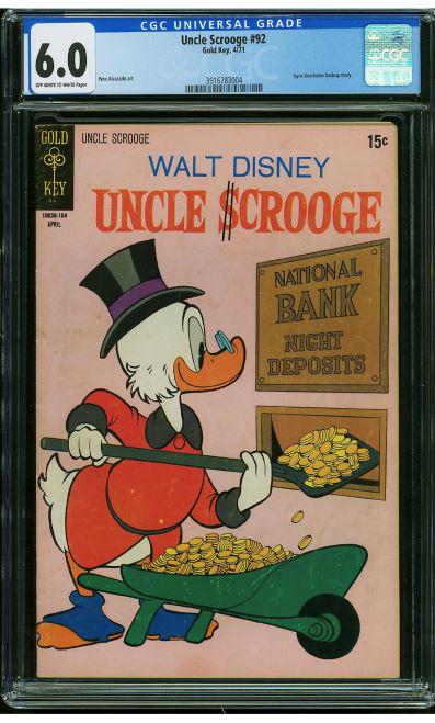 Uncle Scrooge 92 CGC 6.0 (1 of 1)