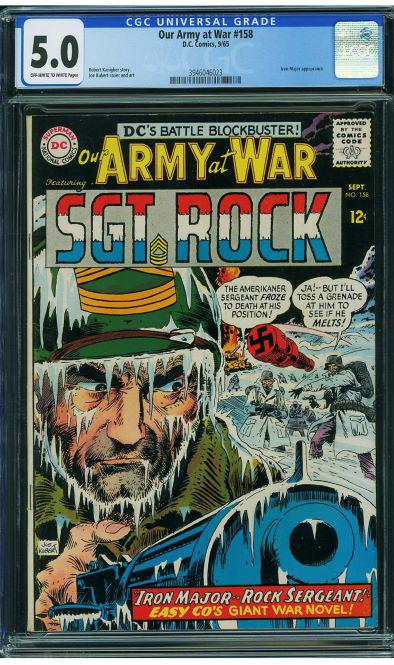 Our Army At War 158 CGC 5.0 (1 of 1)