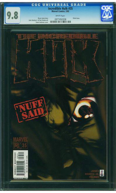 Incredible Hulk 35 CGC 9.8 Silent Issue (1 of 1)