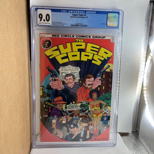 Supercops 1 CGC 9.0 Red Circle Comics One-shot (1 of 1)