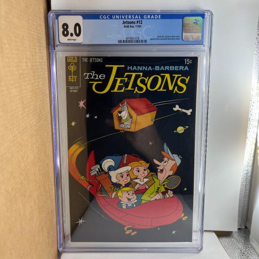Jetsons 12 CGC 8.0 Gold Key Cartoon Comic (1 of 1)