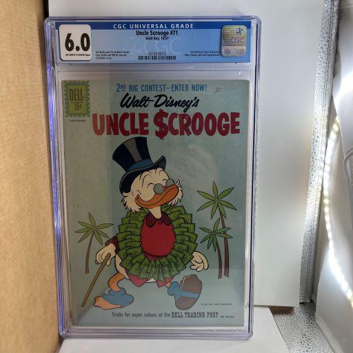 Uncle Scrooge 71 CGC 6.0 (1 of 1)