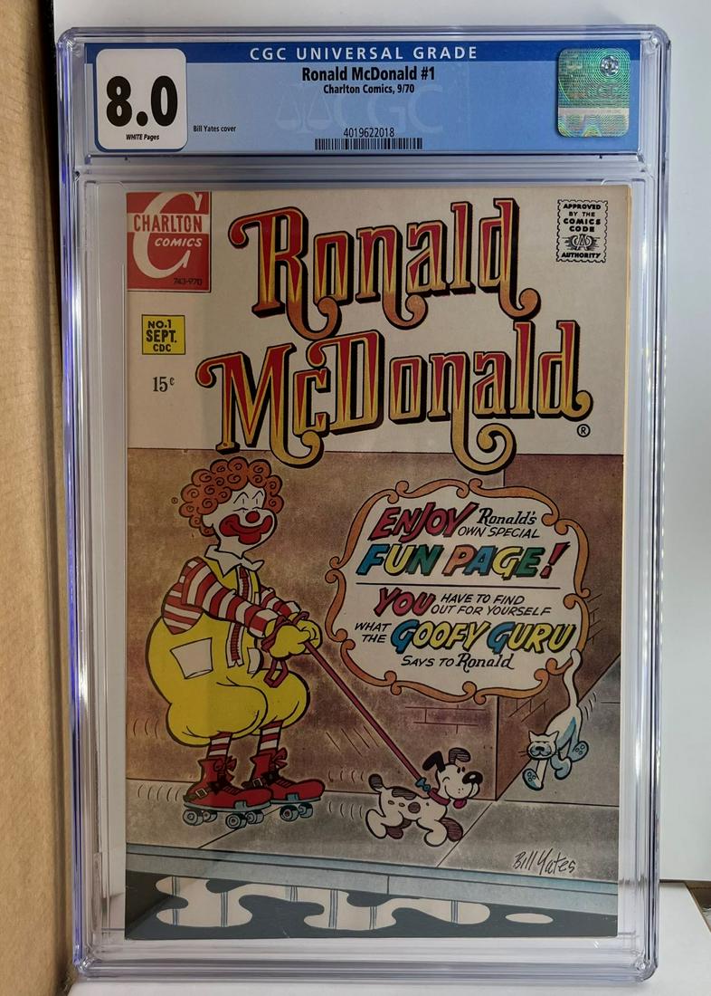 Ronald McDonald 1 CGC 8.0 (1 of 1)