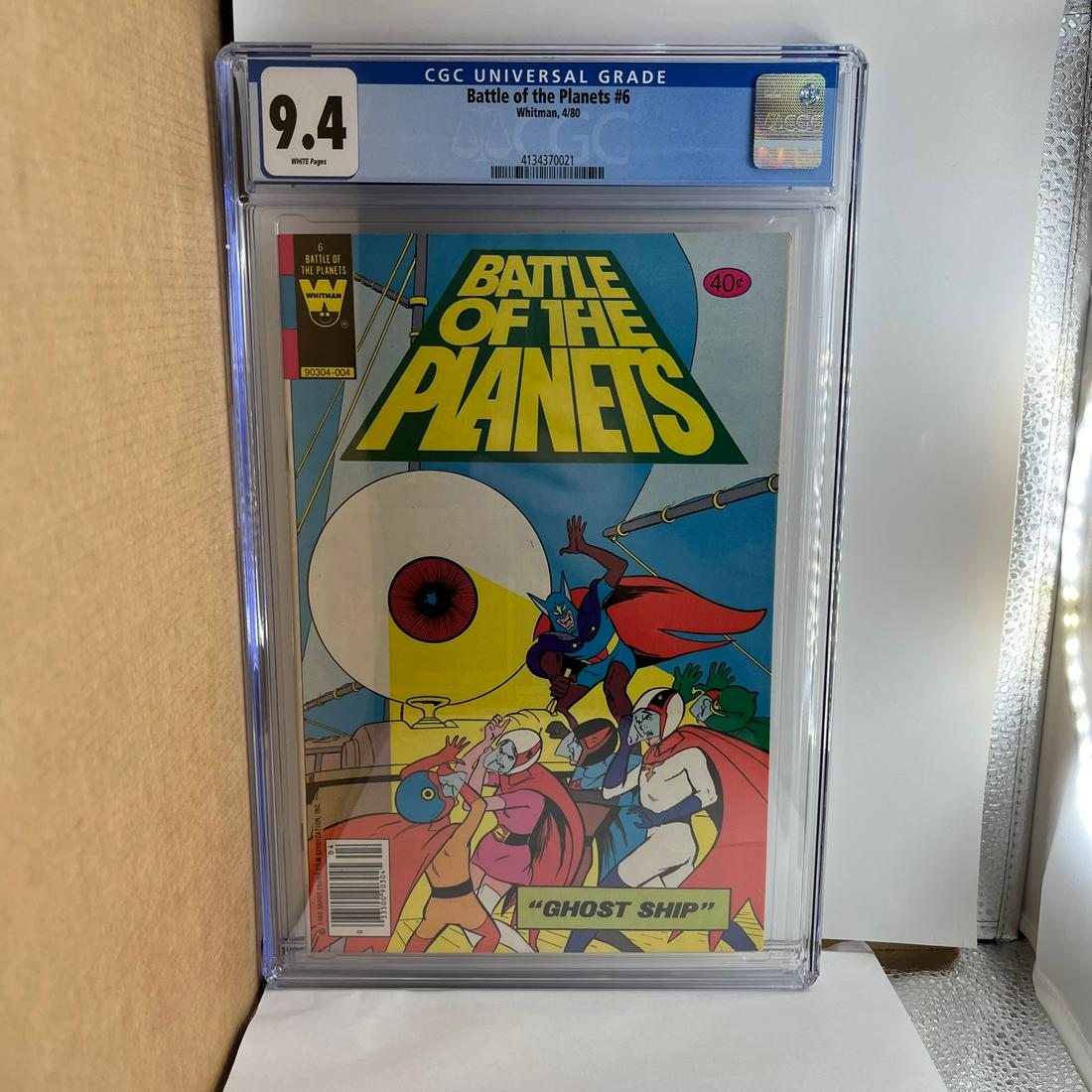 Battle of Planets 6 CGC 9.4 Rare Whitman Ed! (1 of 1)