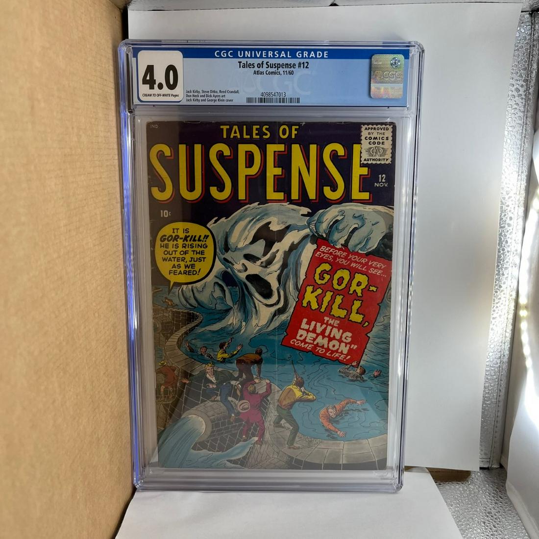 Tales of Suspense 12 CGC 4.0 Silver Age Horror (1 of 1)
