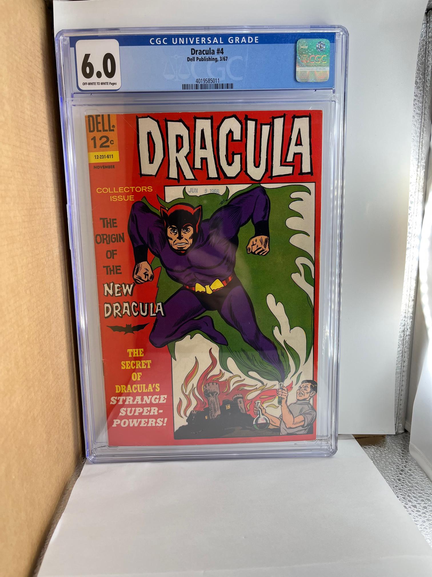 Dracula 4 CGC 6.0 Dell Silver Age Series (1 of 1)