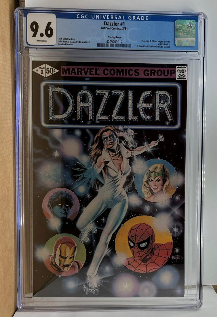 Dazzler 1 Printing Error Ed. CGC 9.6 (1 of 1)