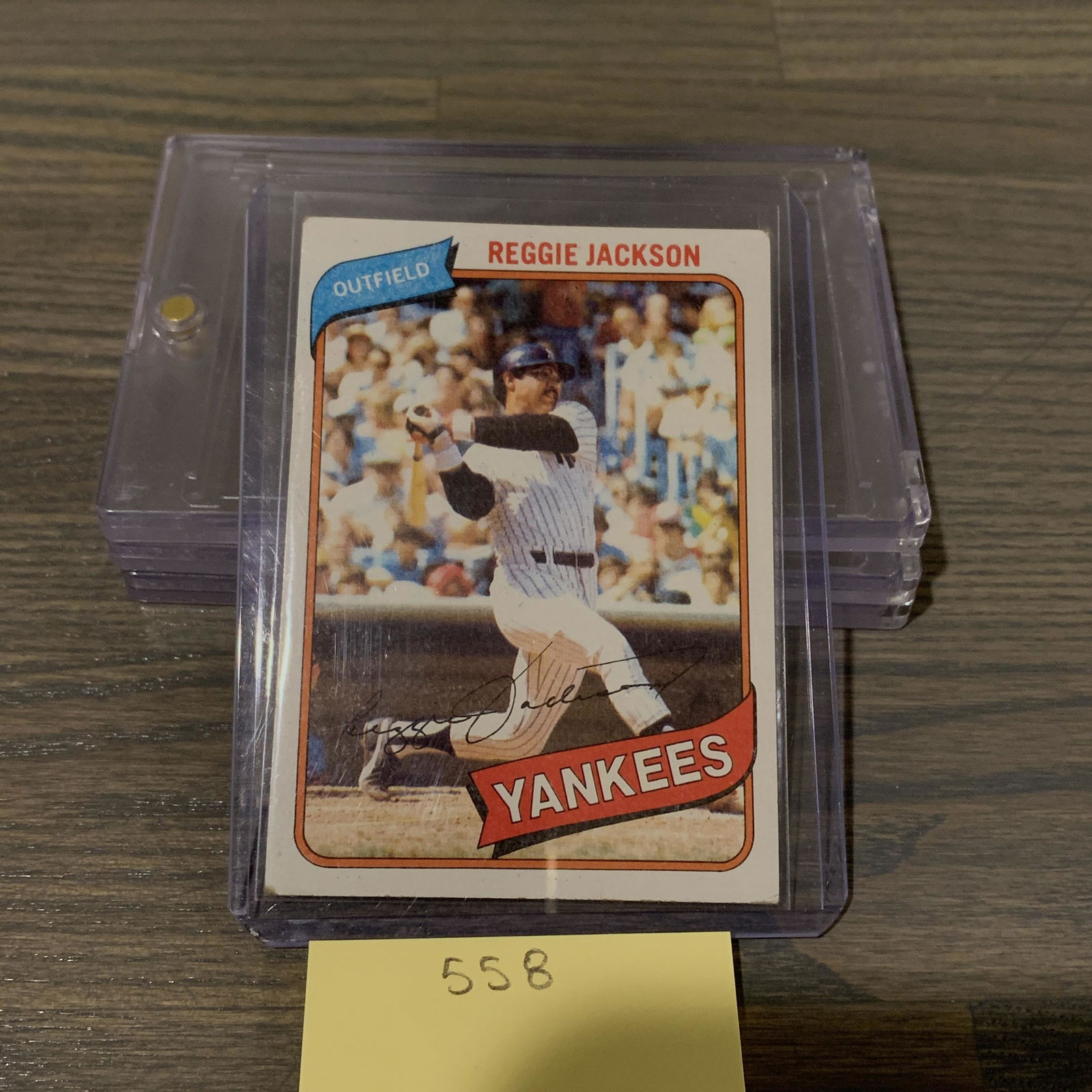 Reggie Jackson Baseball Card (1 of 2)