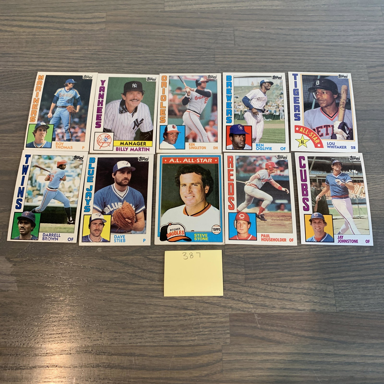 80s Baseball Cards: 80s Baseball Cards