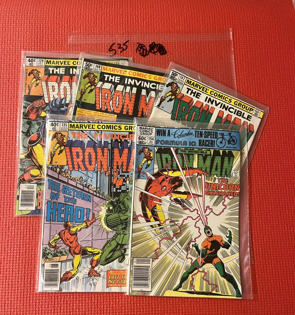 Iron Man Comic Lot btwn 129-154 (1 of 1)