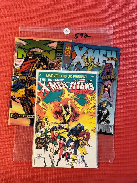 X-men Alpha, Prime and New Teen Titans Team up lot (1 of 1)
