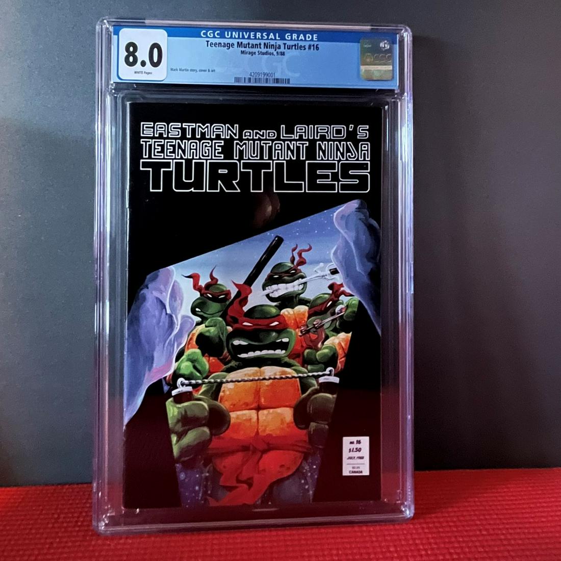 Teenage Mutant Ninja Turtles 16 CGC 8.0 (1 of 1)