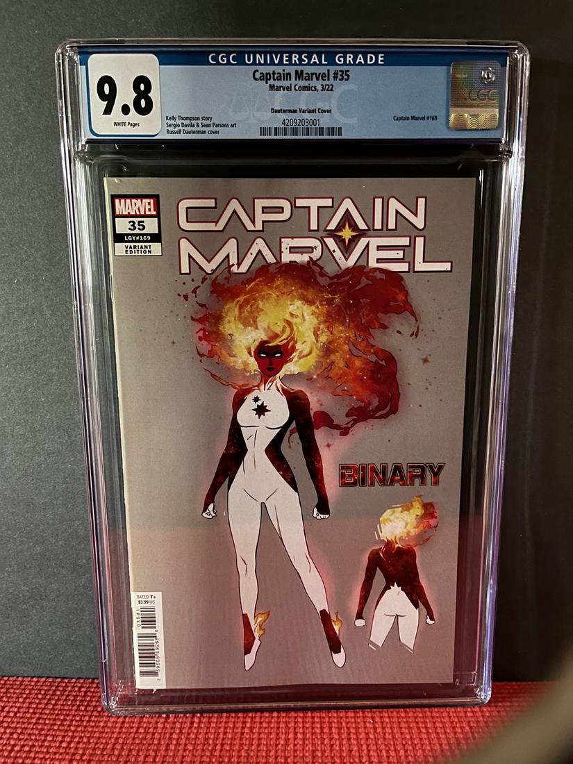 Captain Marvel 35 Dauterman Variant CGC 9.8 (1 of 1)