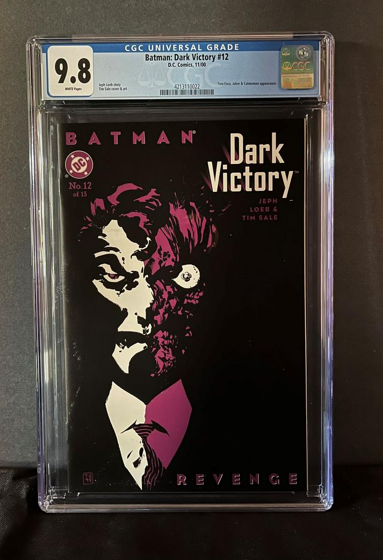 Batman Dark Victory 12 CGC 9.8: We are Veteran Owned and Operated and we do in-house shipping for all items! Please see photos for condition.