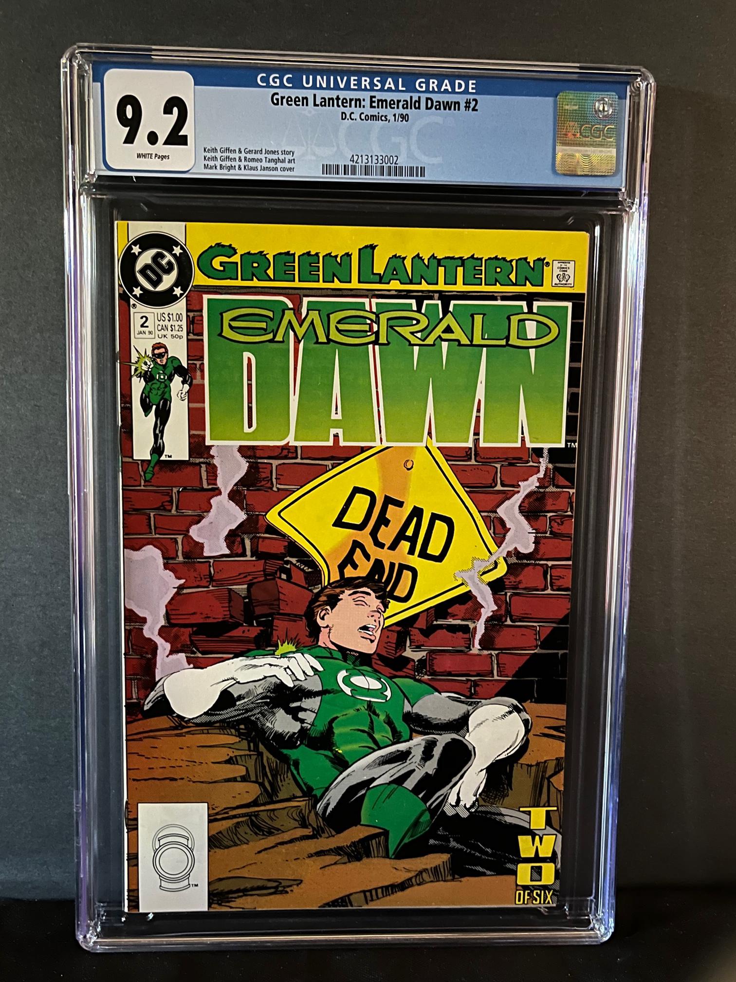 Green Lantern Emerald Dawn 2 CGC 9.2 (1 of 1)