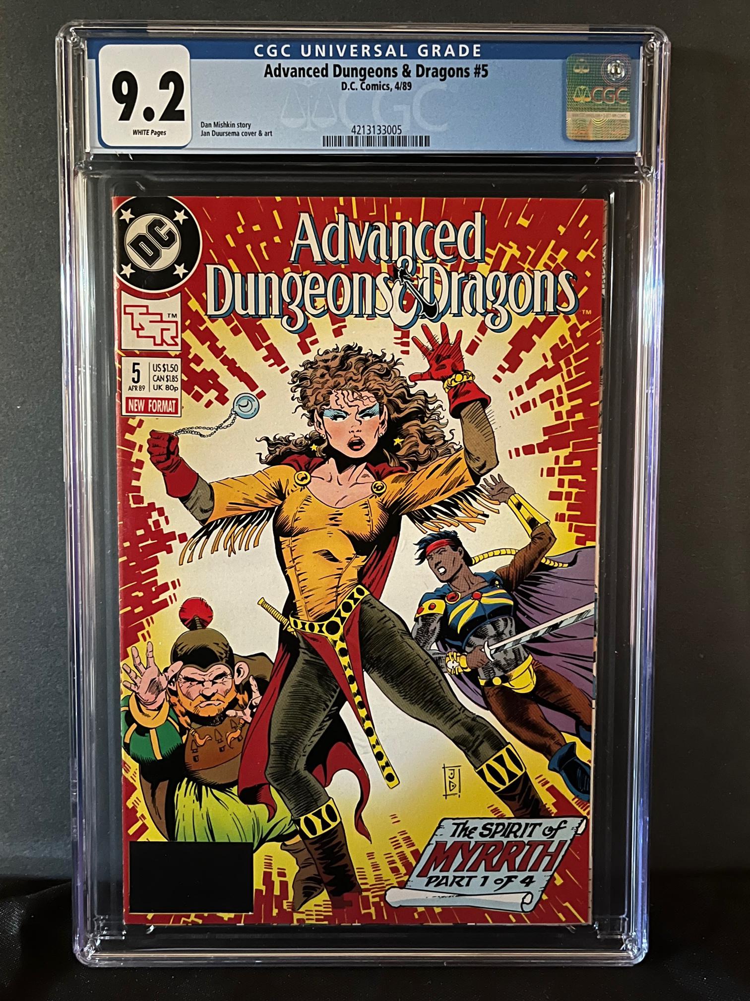 Advanced Dungeon & Dragons 5 CGC 9.2 (1 of 1)
