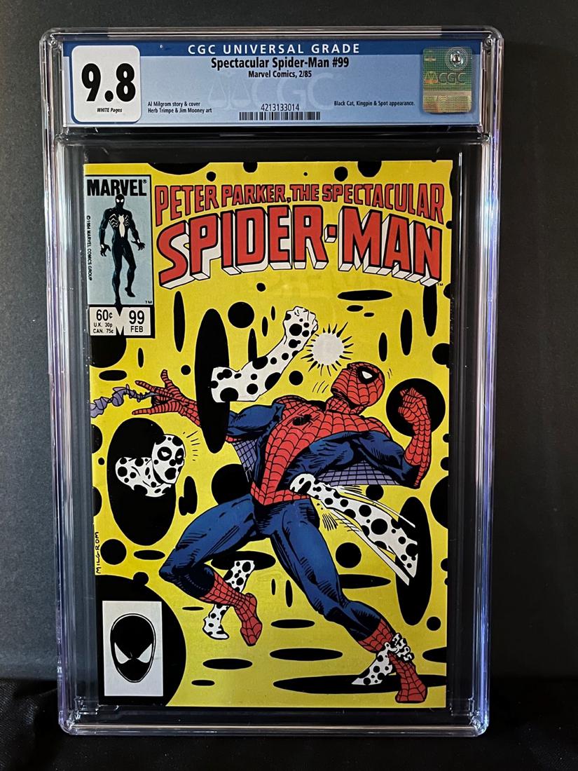 Spectacular Spider-man 99 CGC 9.8: We are Veteran Owned and Operated and we do in-house shipping for all items! Please see photos for condition.