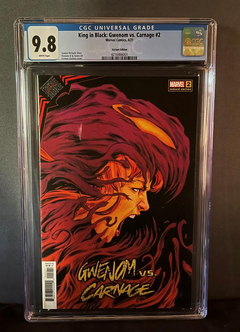 King of Black Gwenom Vs Carnage 2 CGC 9.8 (1 of 1)